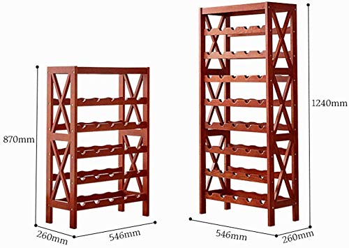 Soporte para botellas de vino de madera maciza 870x260x546mm miniatura 4