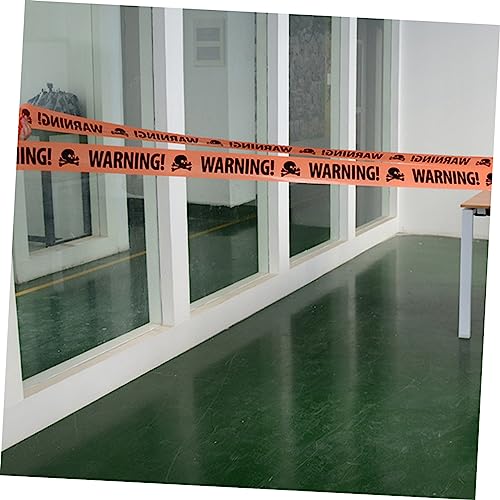 image for ABOOFAN 1 Roll Halloween Warning Tape Halloween Decor Crime Scene Deco