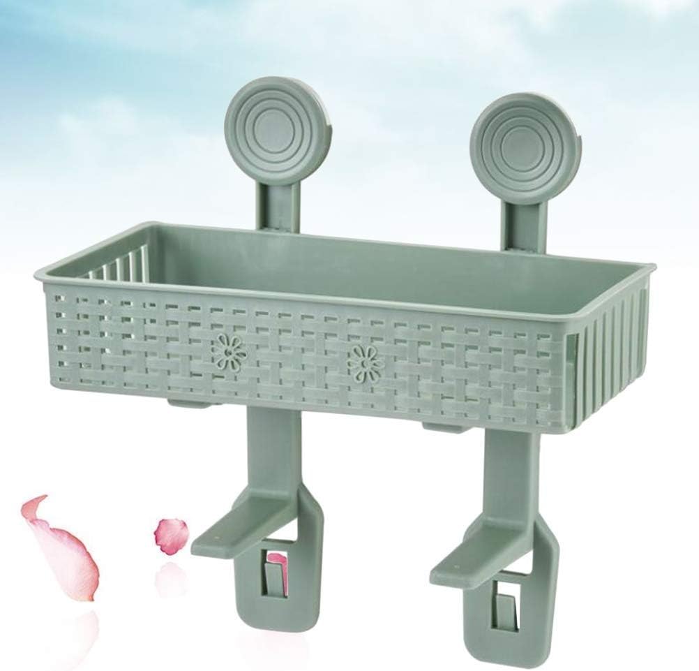 Toilet Plastic Storage Rack Wall Mount Shelves for Bathroom Restroom