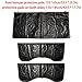 3PCS Magnetic Fender Cover Universal Mechanics Protector Pad Heavy Duty Car Body Guard Foldable PU Leather W/Hooks Anti-Scratch