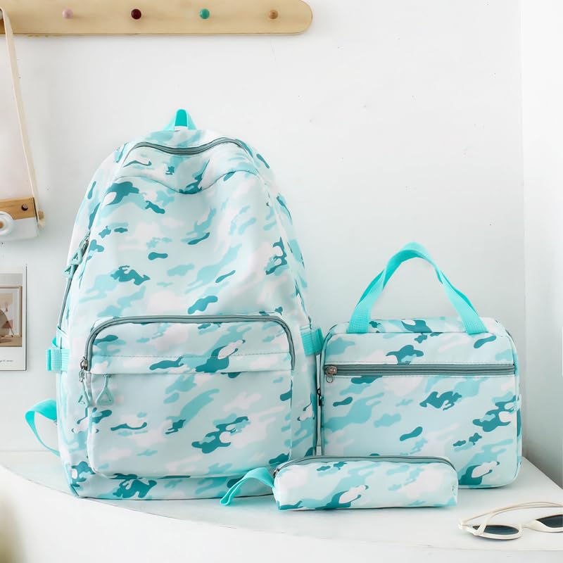 Mochila con múltiples compartimentos adorables de tres piezas con estuche 7