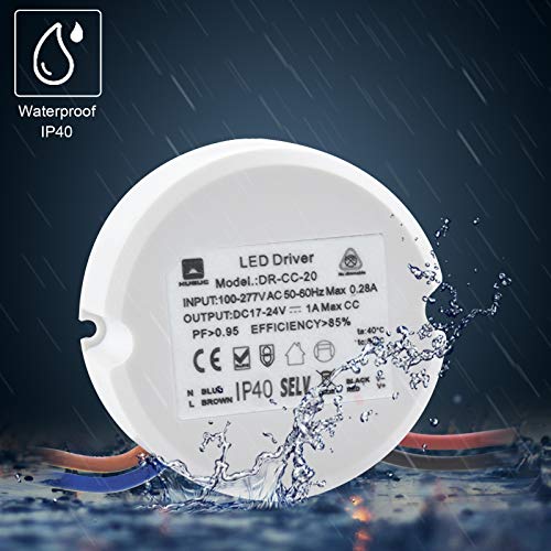 Klarlight Dc 24V Led Power Supply, 20W Low Voltage Led Driver Transformer, 120V Ac To 24V Dc Constant Current Switching Converter Ip44 Waterproof For Led Strips Cctv G4/ Mr11/Mr16 Bulbs (2-Pack) #TOP5