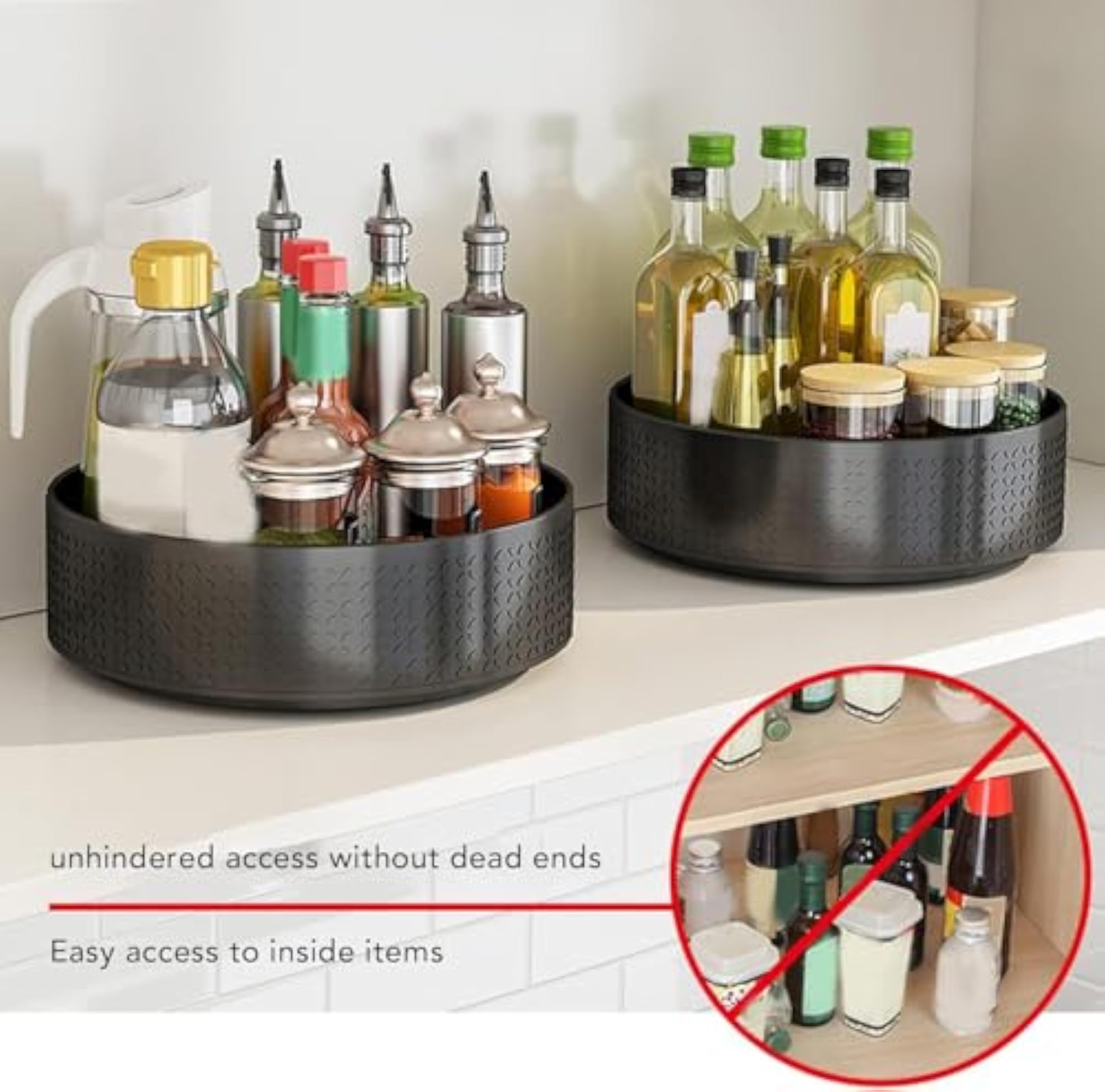 Rotating Kitchen Trolley with 360 Degree Functionality