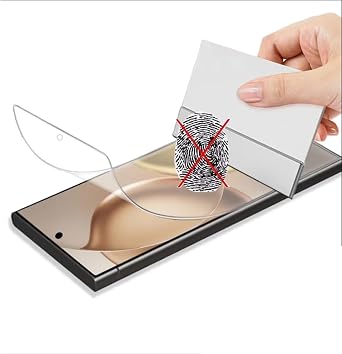 2pcs Anti-Fingerprint Matte Hydrogel film for Samsung Galaxy S25 Edge 5G 6.7" Anti-Glare Transparent Soft TPU Screen Protector Explosion-Proof Fingerprint Unlock, Self-Healing, Ultra-Thin