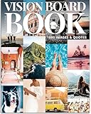 Vision Board Book Magazine for Women - 1000+ Diverse Pictures, Quotes, Self-discovery Exercises | Complete Collage Clip Art Supplies Kit for Adults | Ideal for Vision Mood Board Party & Manifestation
