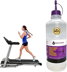 Silicone Lubrificante Profissional Para Lubrificar Esteira Elétrica 1 Litro Aumente a vida Utíl do Equipamento Retira Ruído