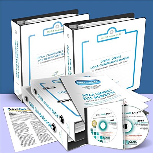 2023 Osha & Hipaa Made Easy Tm All-In-One Dlx Osha & Hipaa Training + Manuals Package For The Dental Office #TOP5