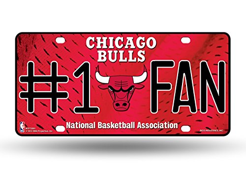 Rico Chicago Bulls #1 Fan Metal License Plate Tag - Number One! Let's Go!!