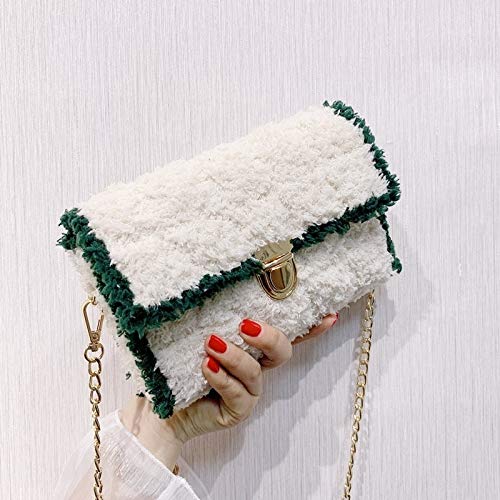 Preisvergleich Produktbild ROHXNK DIY Handgemachte Geschenktüte Gewebte Handgewebte Materialtasche Hausgemachte Strickproduktion Weibliche Tasche YouTube Net Red Envelope,Beige