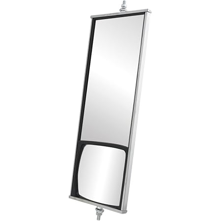 124-6364LED 16" × 7" West Coast Stainless Steel Mirror Heated / Lit With L.E.D. Marker Light 124-6364LED - Jetco - Foto 2