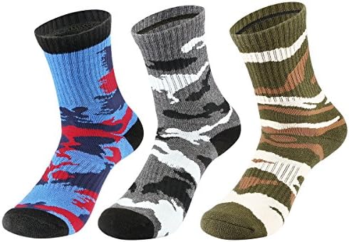 innotree 3 Pairs Men's Hiking Socks, Wicking Cushion Thermal Crew Socks for Winter, Outdoor Sports,Trekking & Camping