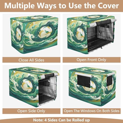 Housse imperméable cage chien chat pour intérieur et extérieur - 6