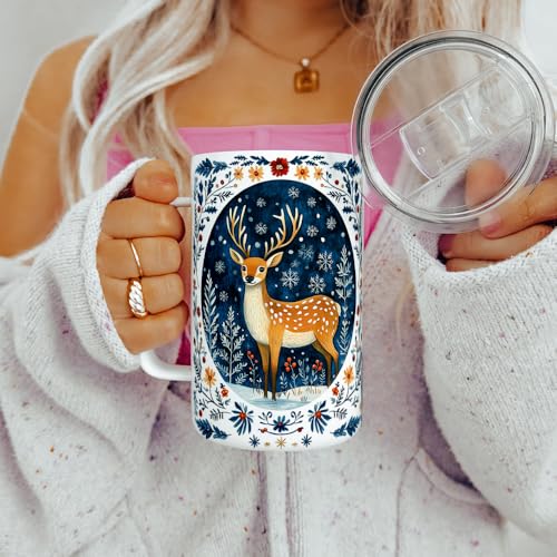 Mug aislado Loftipop invierno 18oz con tapa miniatura 3