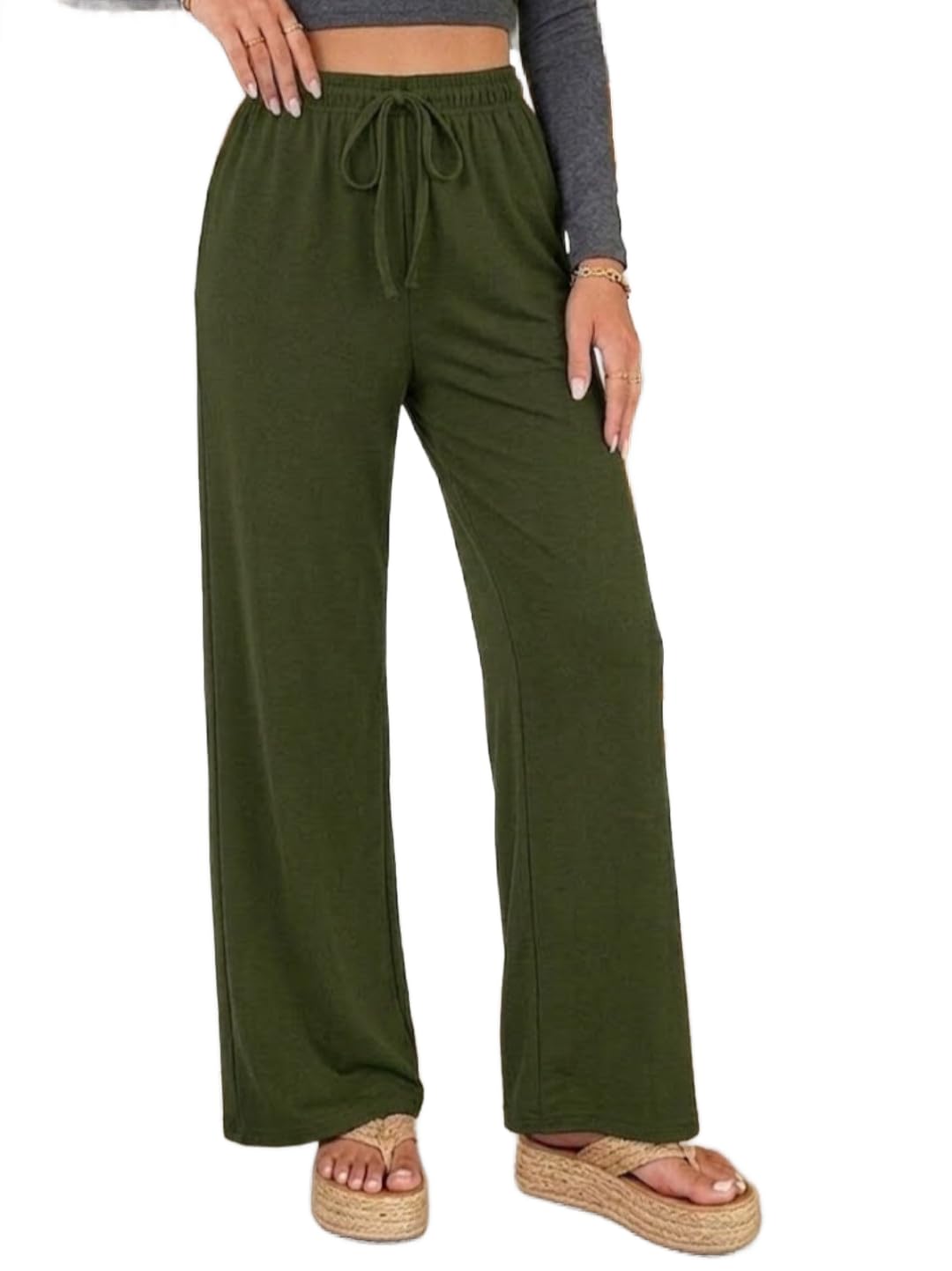 dockstreet Track Pant for Women || Baggy Fit || Track Pants || Full Elastic Jogger Track Pant ||-picture-33