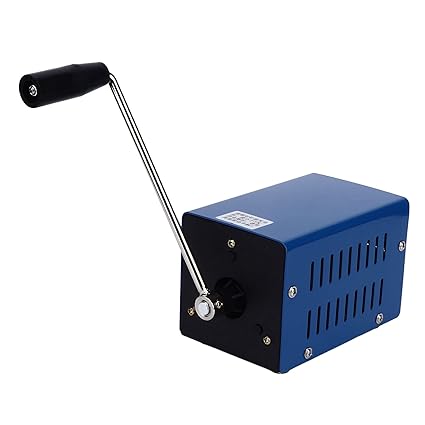 High Power Hand Crank Generator, Hand Crank Generator Maximum Power 20W for Field Operation