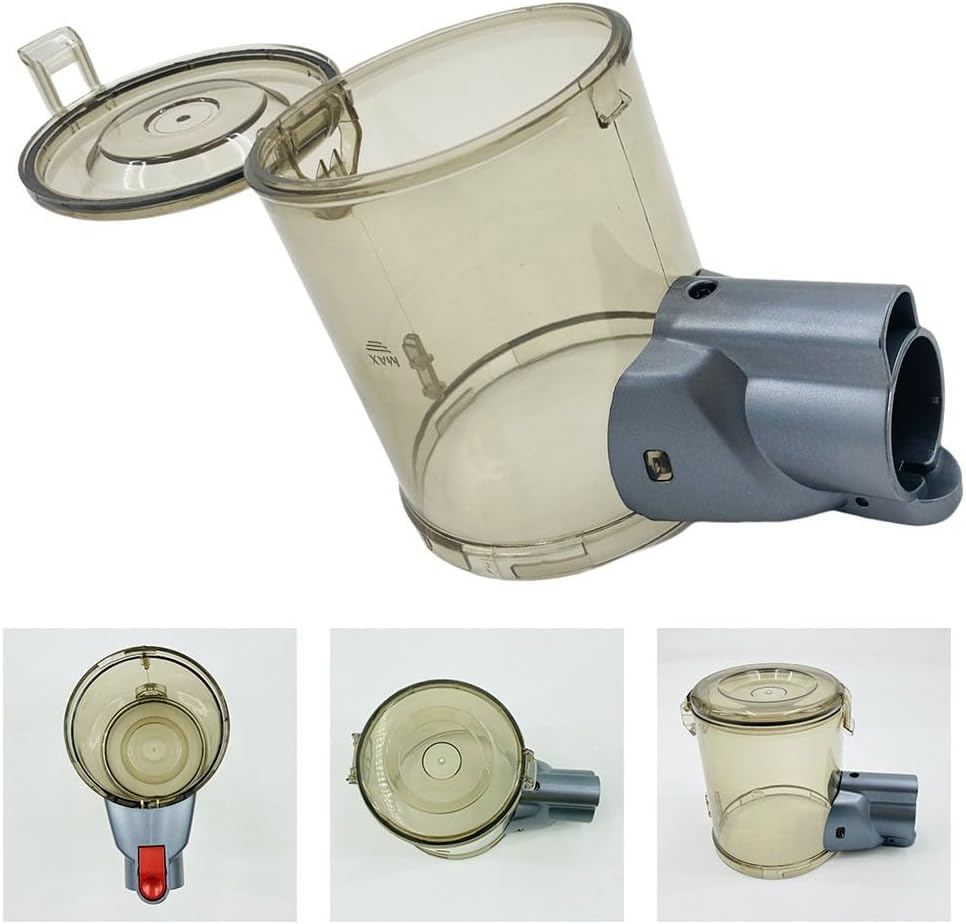0.6L Vacuum Cleaner Replacement Dust Bin For Greenote,GSC50 Cordless Vacuum Cleaner Replacement Dust Cup Canister Dust Collection Trap Part Dustproof Front Cover