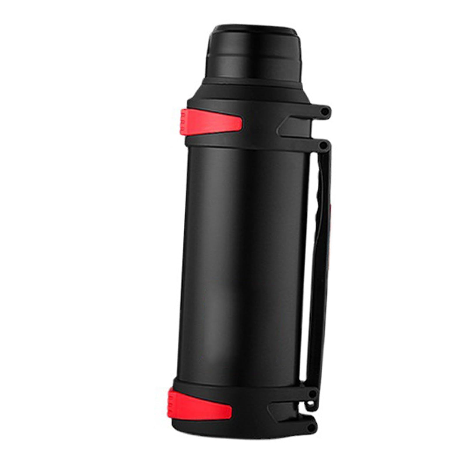 Botella Aislada Botella de Agua Al Vacío de Acero Inoxidable de Gran Capacidad de 1600 Ml para Viajes en Coche, Camping, Práctica Térmica Tipo Prensa