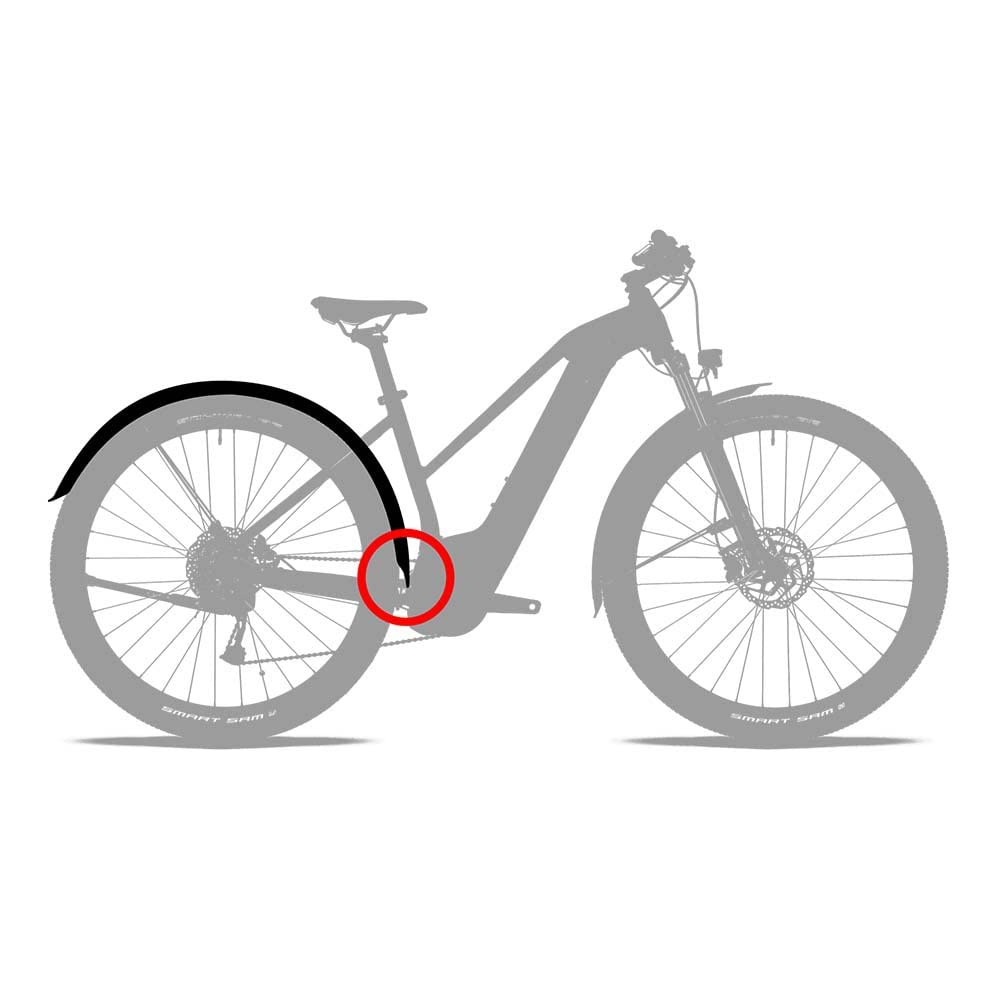acid 53 28'' Trekking Fahrrad Schutzblechset schwarz