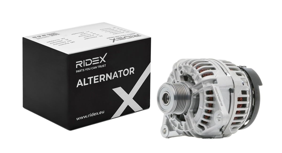 RIDEX Alternateur 12V, 140A, 504057813 Compatible avec FIAT Ducato III Van 250, 290 Ducato III Camion plate-forme/Châssis 250, 290, CITROËN Jumper II Van 250, PEUGEOT Boxer Van 250