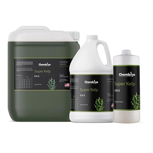 Super Kelp Fertilizante líquido de algas marinas  Suplemento alimenticio para plantas de algas marinas para crecimiento de plantas, floración y