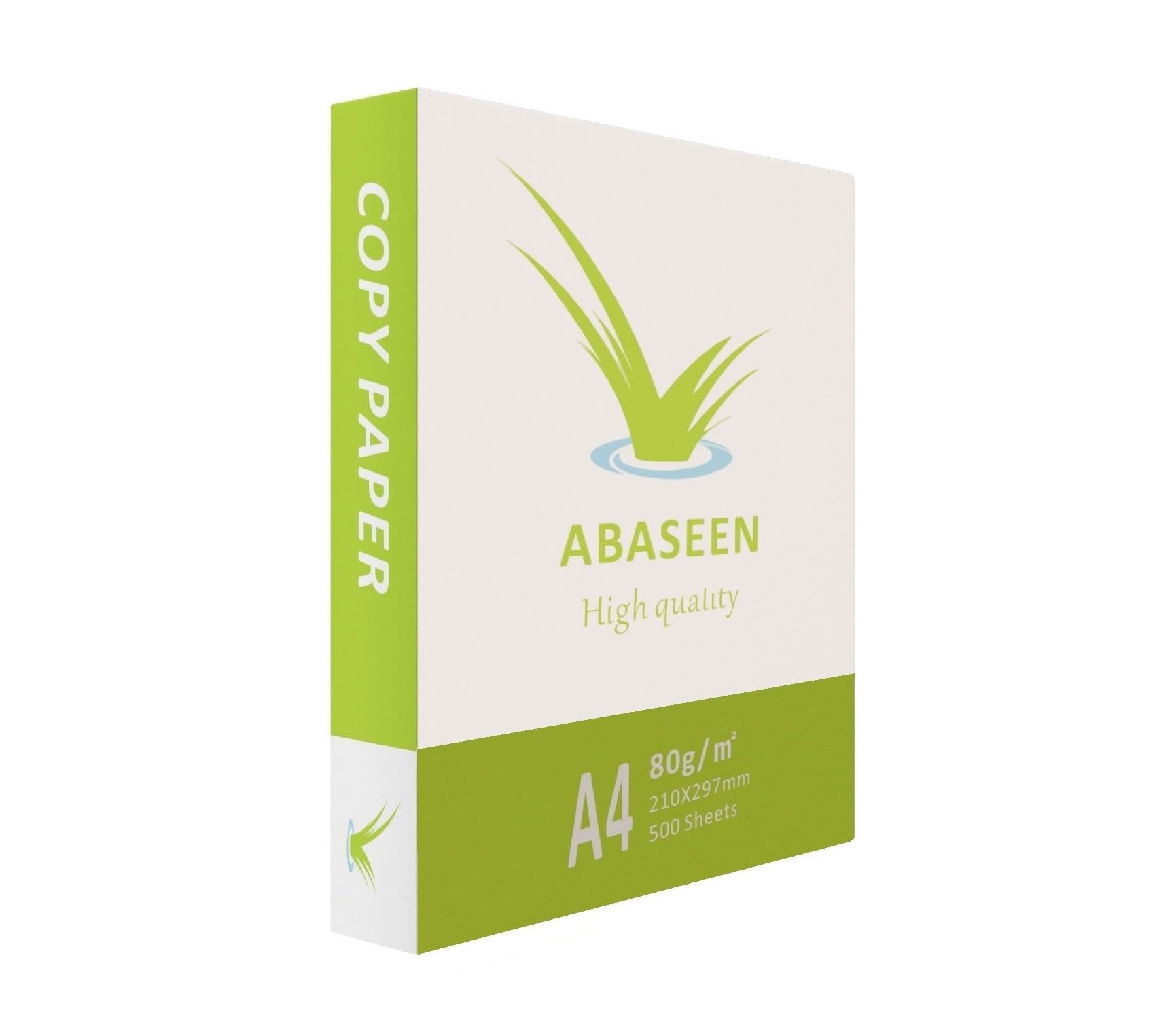 Abaseen 1 Ream 500 Sheets Premium White Printer Paper - Office A4 Size (210x297mm), 80gsm Multipurpose Paper for Home and Office Use | Printer Paper A4 White