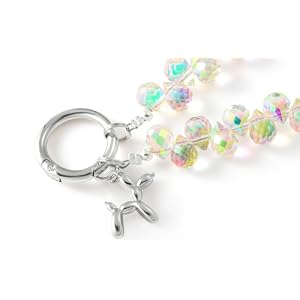 KHOLAD Crystal Phone Wrist Strap Phone Charm Chain Keychain Beaded Cellphone Lanyard with Tether Tab Hands-Free Wristlet Bracelet Wrist Grip Strap for Women 4 51oWXFD+SQL. SL500 . SS300