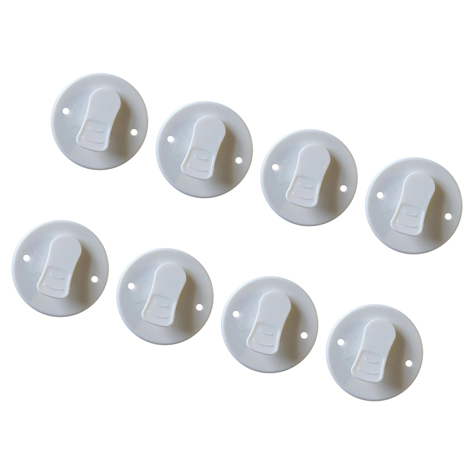 Buxuaaaa Multicolor 8Pcs Bathroom Curtain Weight Clamps Secure Windproof Buckle Splash Guard Easy Install Bathtub Accessories Shower Room Curtain Holders