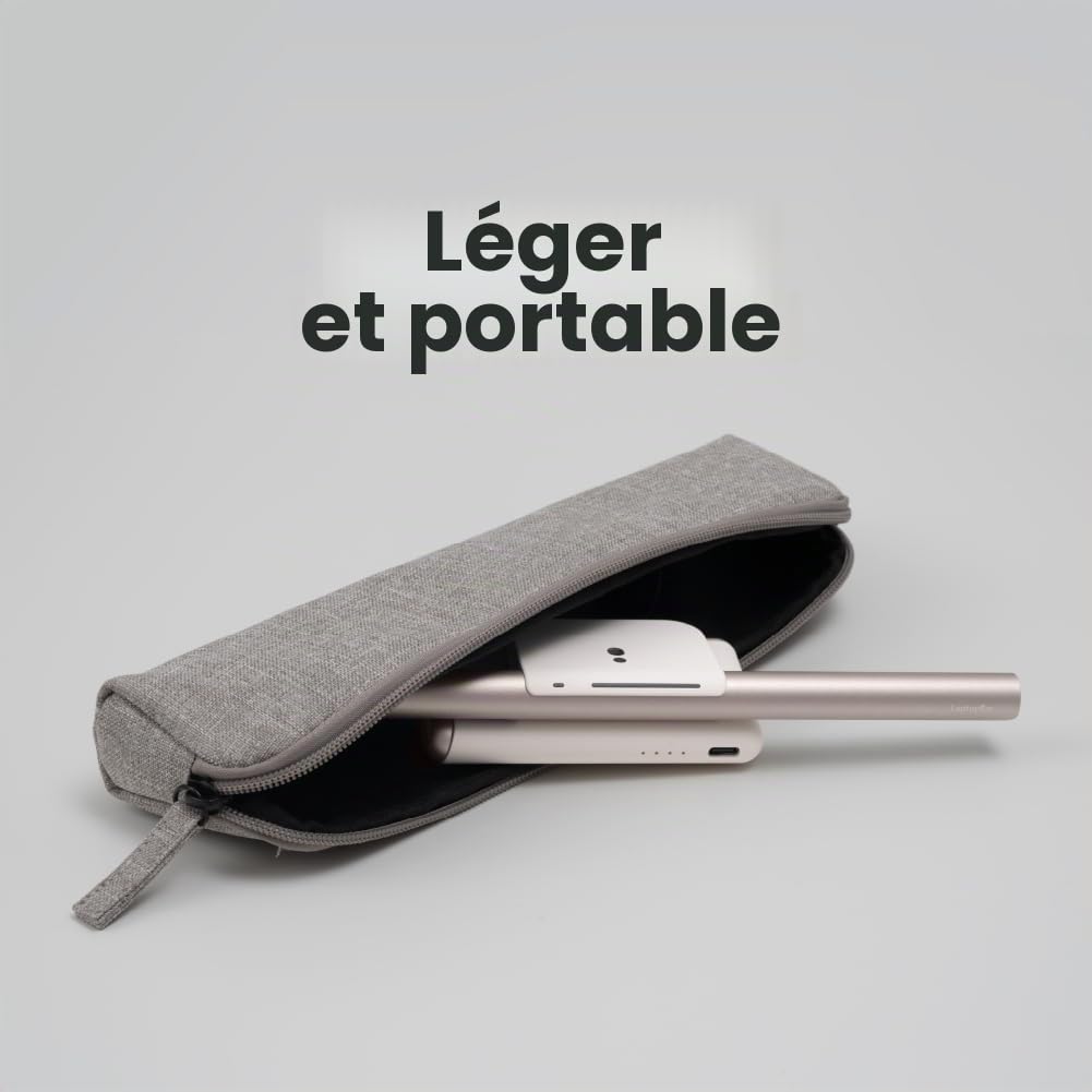 BenQ LaptopBar Lampe de bureau LED pour l'ordinateur portable.Deux Modes d'Éclairage,Gradation Automatique et Facilement transportable Noir