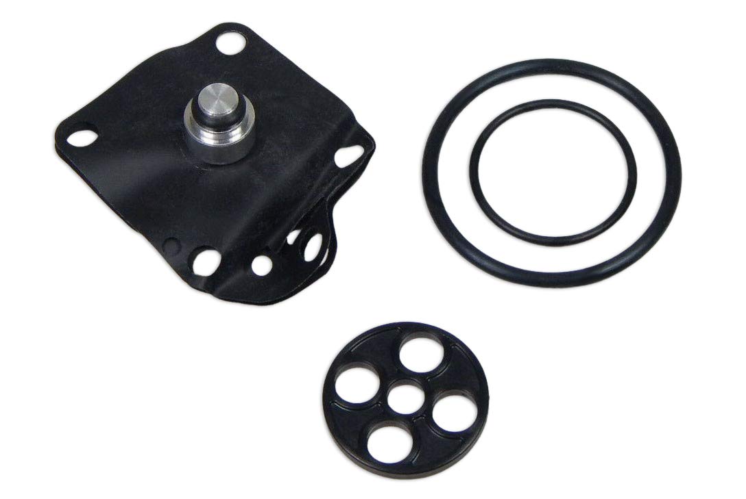 RW 0105-005 Fuel Petcock Rebuild Repair Parts Kit Compatible with Kawasaki 88-90, 92-07