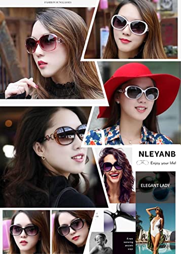 8-Pack Retro Fox Cat Eye Sunglasses for Women & Men, Oversized UV400 Unisex Shades - Classic Party Beach Multi-Pair Accessories3