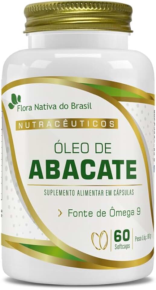 Óleo de Abacate 1000mg 60 cápsulas - Flora Nativa