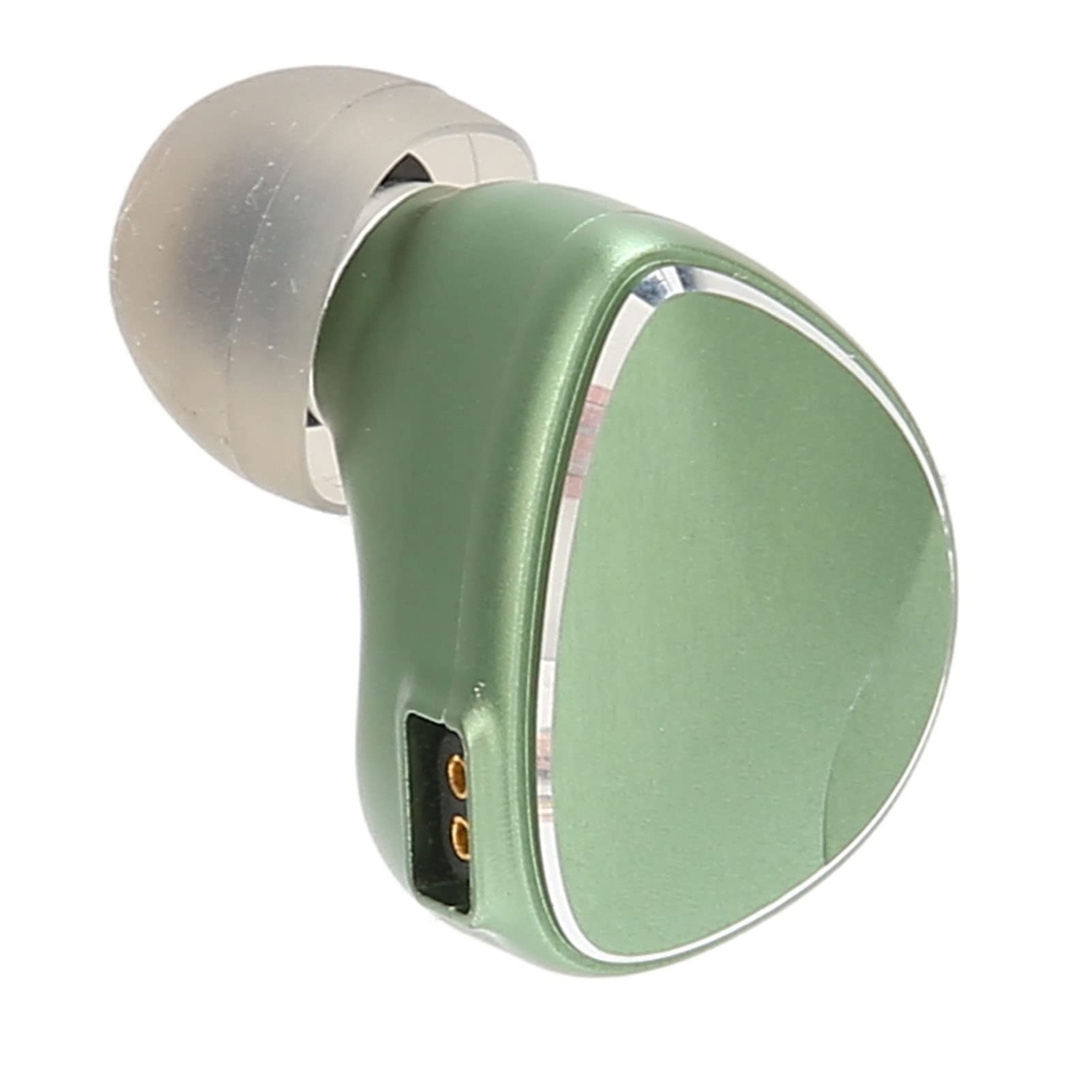 Monitor Douszny HiFi Spring2 IEM z Odłączanym Przewodem dla Entuzjastów Muzyki PVC, Ceramika, Metal, PU (Oliwkowa zieleń 2,5 mm)
