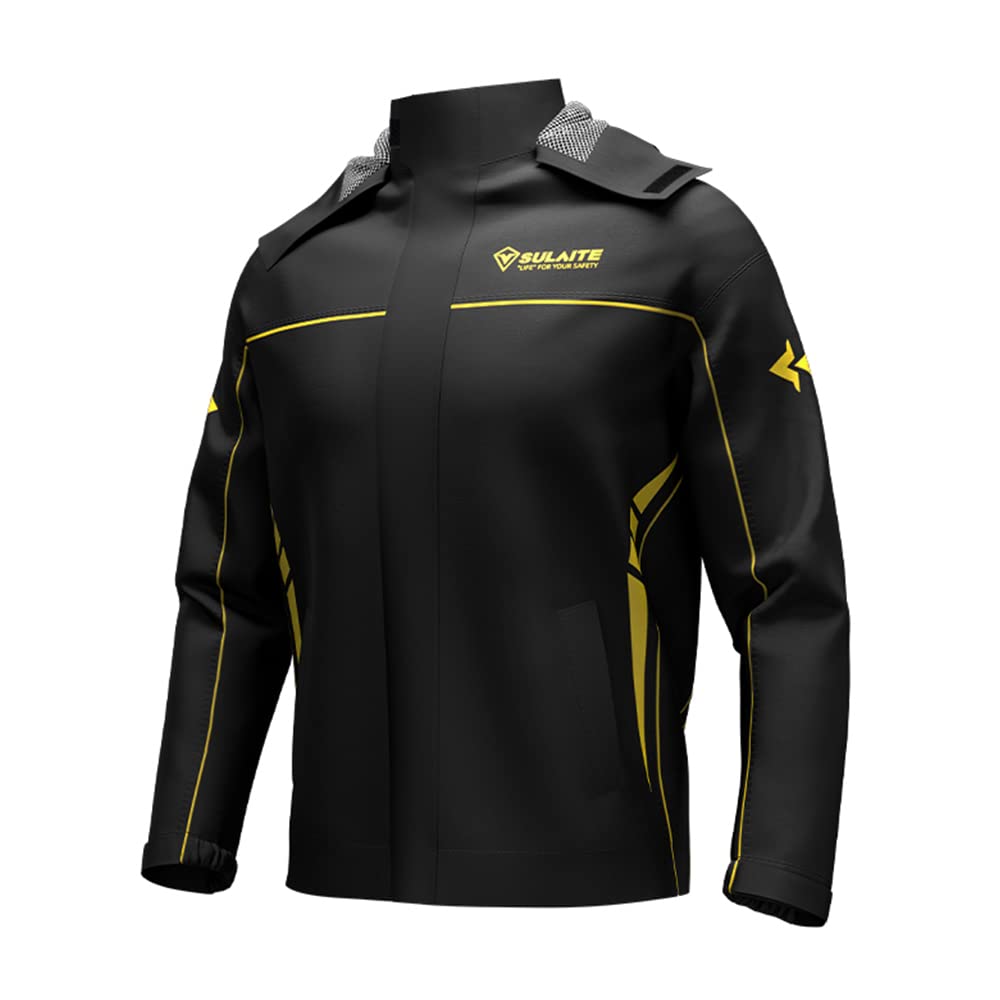 Lixada Impermeable motocicleta traje de lluvia hombres mujeres ciclismo lluvia engranaje chaqueta y pantalones con bolsa de almacenamiento