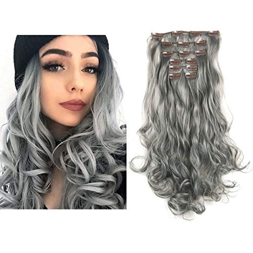 Best Salt And Pepper ClipIn Hair Extensions