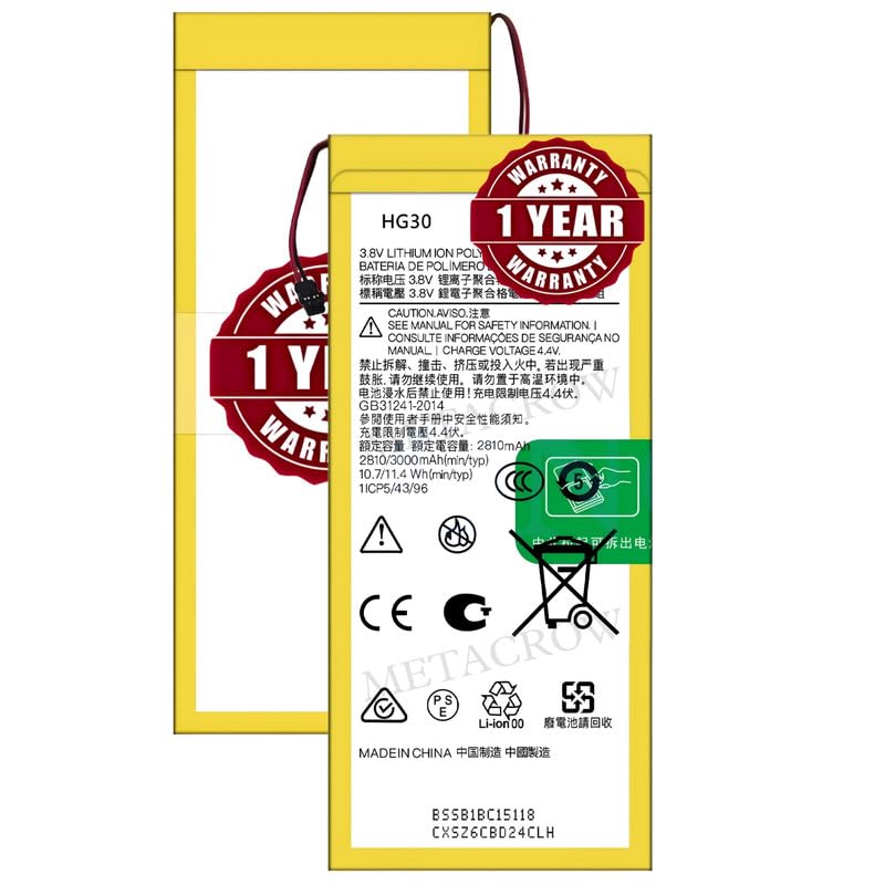 Image of Original HG30 Battery Compatible for Motorola Moto G5S | Moto G5S Plus - (3000mAh) - 1 Year Warranty CD4