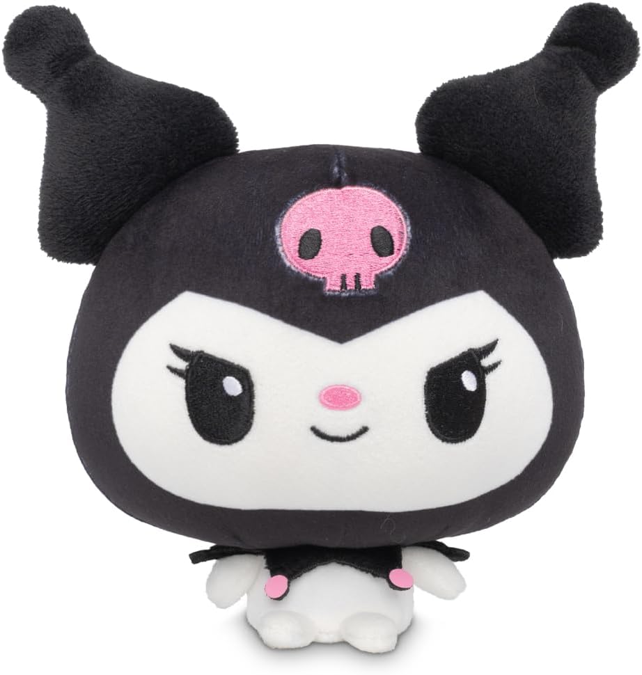 Teeturtle Kuromi Hello Kitty and Friends 5″ Cloudheads Plushie – Cute Kawaii Weighted Sensory Fidget Sanrio Toy from The Creators of The Reversible Octopus Plush
