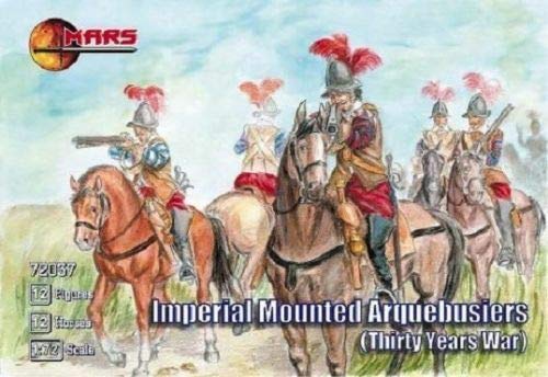 Kit modelo 1/72 Arquebusiers montados imperial 12 figuras miniatura 1