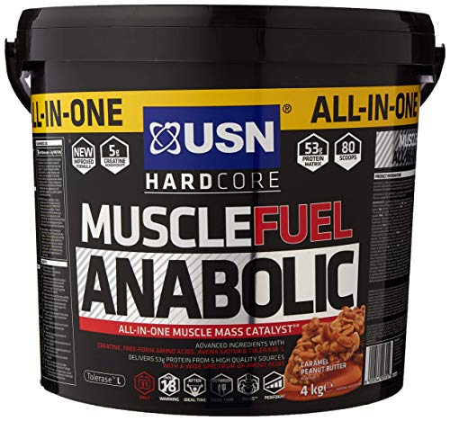 USN Muscle Fuel Anabolic Protein Shake Caramel Peanut, 4 kg