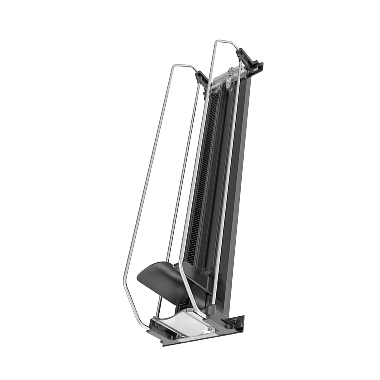 Loaded Beverage Shelf Pusher for Can Display, 12.2 in Organizer Track for Shelf, Fridge, and Retail Use Beverage Pusher Can Display Row Drink Track Refrigerator Retail Restock Lane Spring Loaded Guide