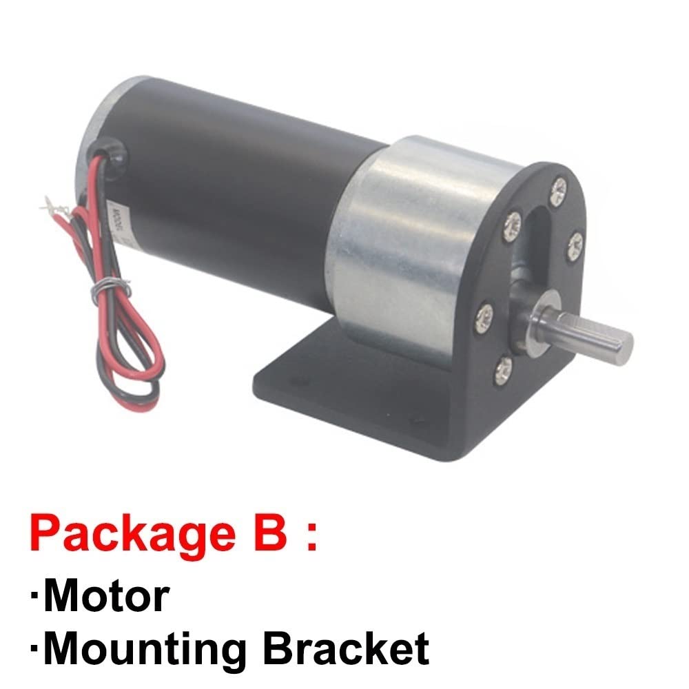 Xianglaa-Motore a corrente continua Motore a ingranaggio DC da 12 V 24V 24V permanente, nella velocità regolabile del motore DC, revocato, alto rpm elettrico da 4 a 1270rpm Ampia gamma di applicazioni