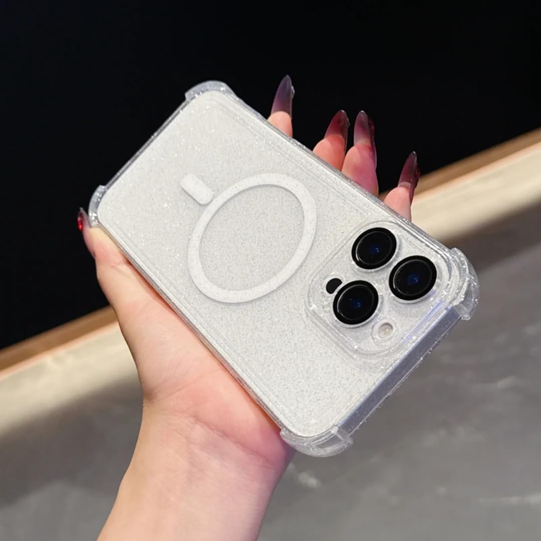 Coque de téléphone silicone souple iPhone 16 transparente magnétique pour chargeur - 8