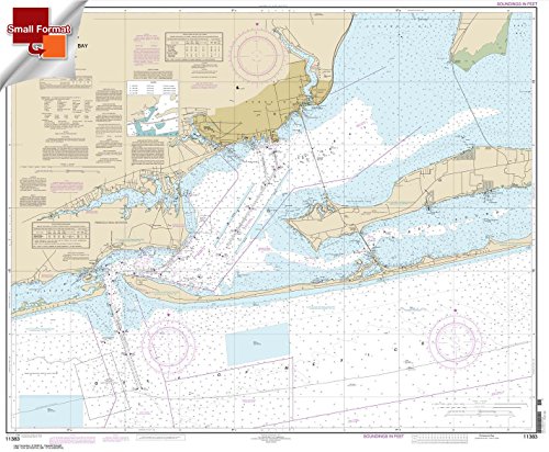 Paradise Cay Publications, Inc. NOAA Chart 11383: Pensacola Bay 21.00 x 25.54 (Small Format Waterproof)