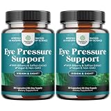 Eye Pressure Support with Bilberry Extract - Vegan Eye Health Supplement for Adults For Ocular Pressure Relief...