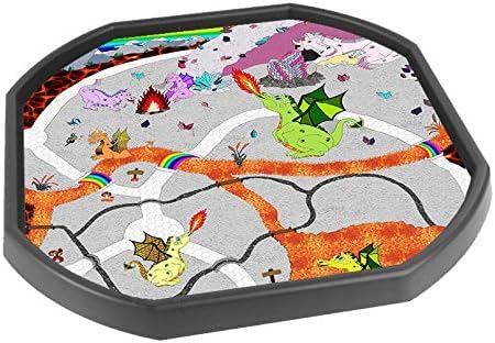 Dragon Blaze Cave Vinyl Tuff Tray Insert - 60 x 60 cm - Ideal for Mini Tuff Spot Tuff Tray - Tuff Tray NOT Included