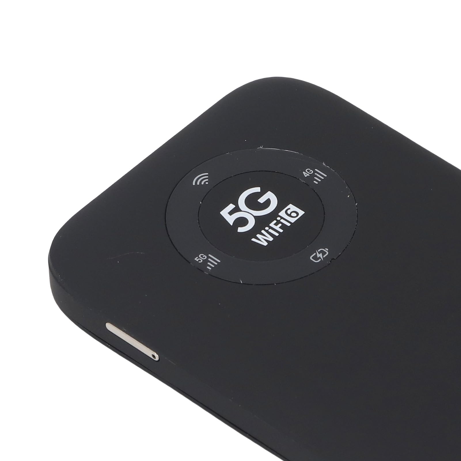 5G Mobiler Hotspot WiFi 6 mit 7100 MAh, IP67-Reiserouter für 16 Geräte, Dualband-Wireless-SIM-Kartenmodem (N41/N78/B1/B3) (Black)