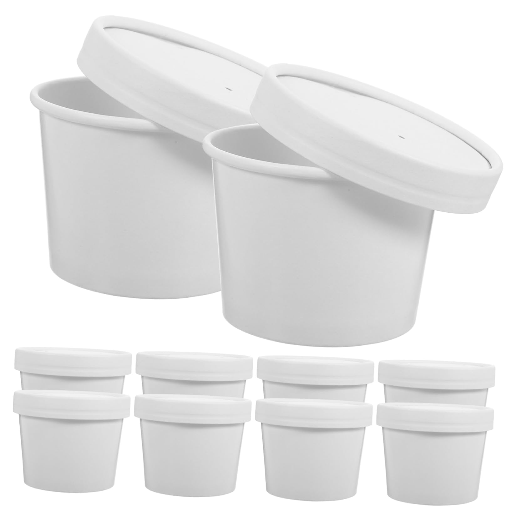 iplusmile 50juegos Tazón De Comida Reutilizable Con Tapa De De Sopa Portátiles Para Comidas Movimiento y Actividades Al Aire