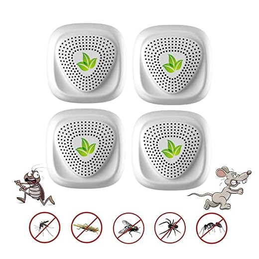 Ultrasónico de Plagas,Repelente de Plagas,Repelente Ultrasónico Ratas para Anti Cucarachas, Moscas,Mosquitos,Ratones,Arañas,100% Inofensivo para Mascotas y Humanos