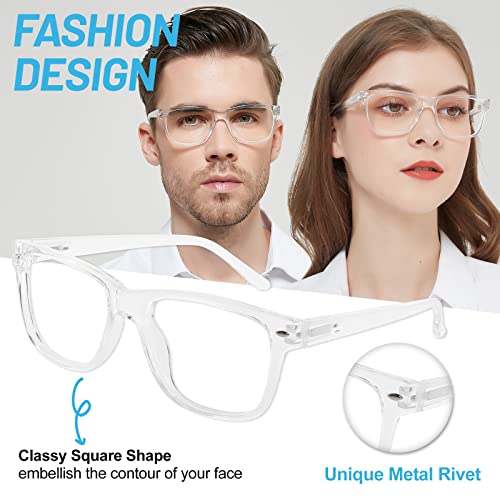 Image of 4 PACKS Blue Light Blocking Reading Glasses Women 1.0 1.25 1.5 1.75 2.0 2.25 2.5 2.75 3.0 3.5 4.0 5.0 6.0