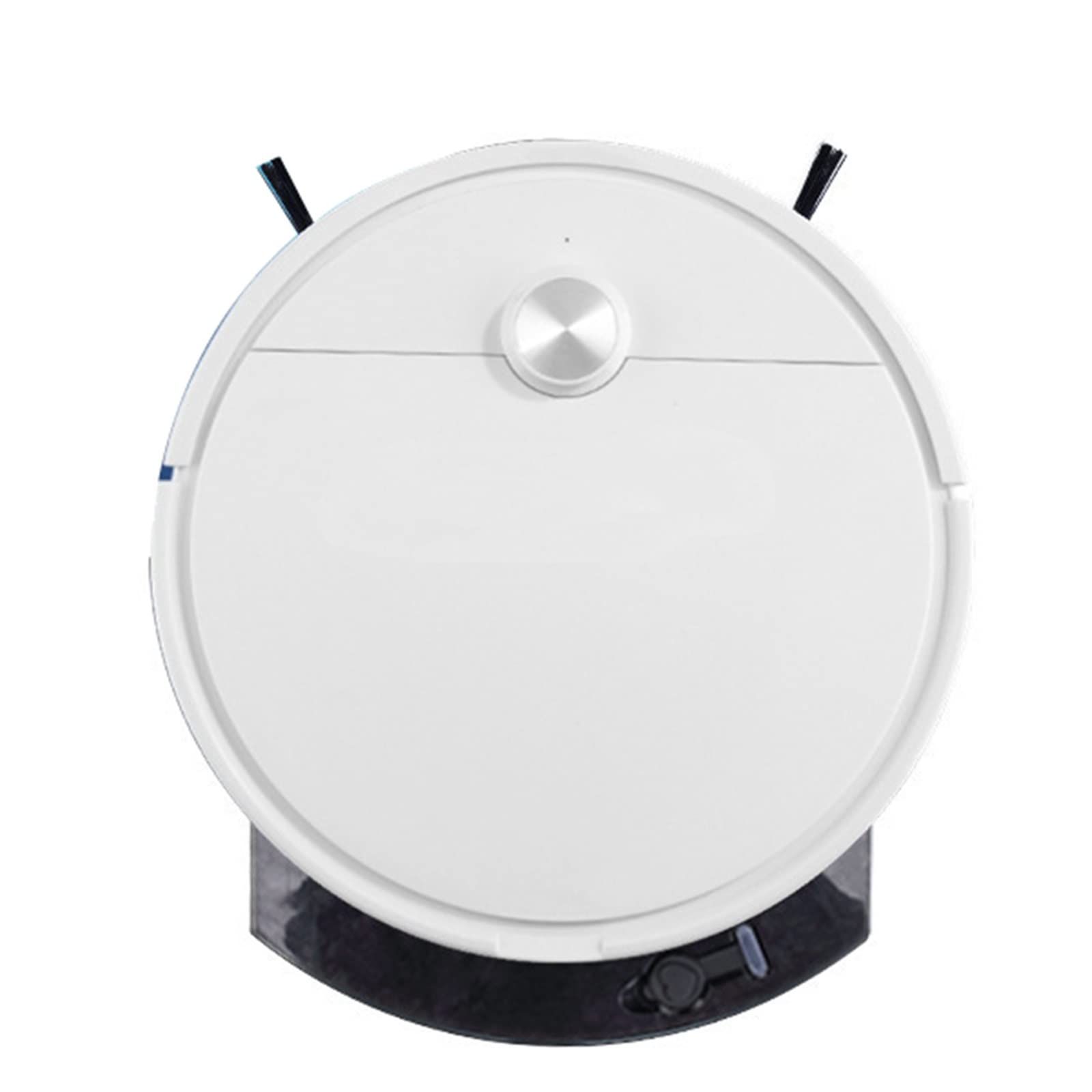 Robot aspirador automático inteligente inalámbrico con máquina de limpieza húmeda blanca