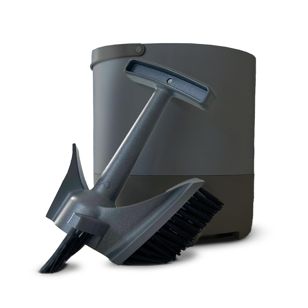 Food Cycler Grey Foodcycler Eco 3 Bucket & Infinity Brush Pack – Kitchen Compost Bin Cleaner & Cleaning Brush Set – Sustainable Food Processor, Trash Can & Recycling Bin Cleaning Supplies & Essential (Grey)
